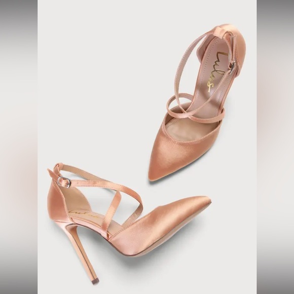 Lulus Freyana Rose Gold Pumps - Size 8 - Picture 4 of 6